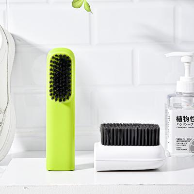 China Sustainable Shoe Brush Hair Care Brush Soft Maintenance Decontamination Leather Shoes Cleaning Reading Brush for sale