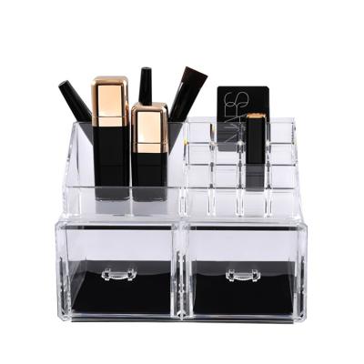 China Viable Clear Makeup Storage Case Cosmetic Organizer Beauty Organizer Cosmetic for sale