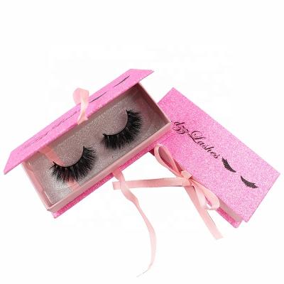 China Wholesale Sensitive 3D Mink Eyelash Box Natural Look Custom Eyelashes Package Lashes With Custom Box for sale