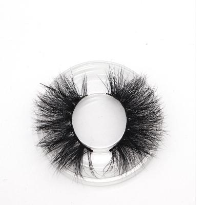 China 3D Sensitive Faux Mink Eyelashes 25mm Mink Lashes Custom Eyelash Packaging for sale