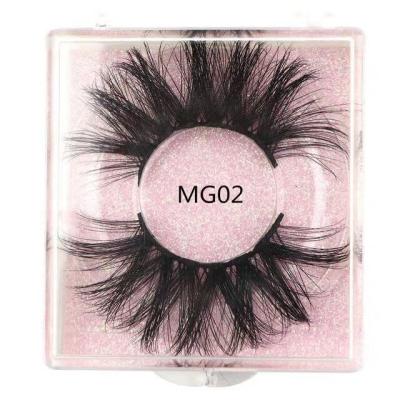 China Wholesale Natural Long Fake Mink Lashes Private Label Private Label 3d Cosmetics 30mm Mink Eyelashes for sale