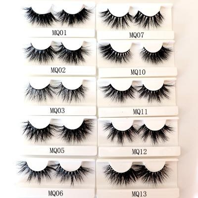 China Best Delicate Selling 20mm Real Mink Eyelashes Vendor Super Fluffy Tapered 25mm Dramatic for sale