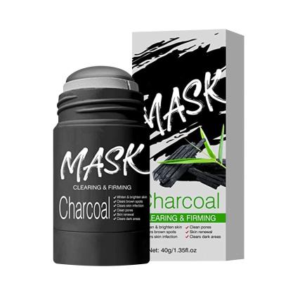 China Vitamin C Bamboo Clay Mask Stick Charcoal Skin Moisturizer Face Mud Clean Solid Facial Treatment High Quality Clay Cosmetic Oil Control Acne for sale