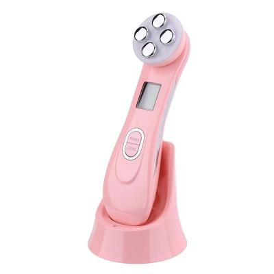 China Acne Treatment RF Face Beauty Equipment Radiofrecuencia Microcurrent Vibration Massage Radio Frequency Facial Skin Tightening Face Lift Machine for sale