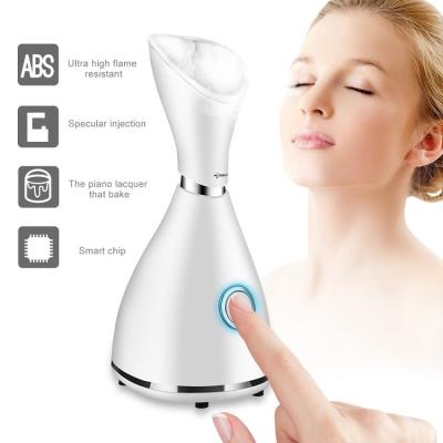 China OEM Landora Facial Ionic Steamer Vaporizador Articulos De Limpieza Ultrasonic DEEP CLEANSING Vaporizer Productos Suero Stemer Face Skin Tightening for sale