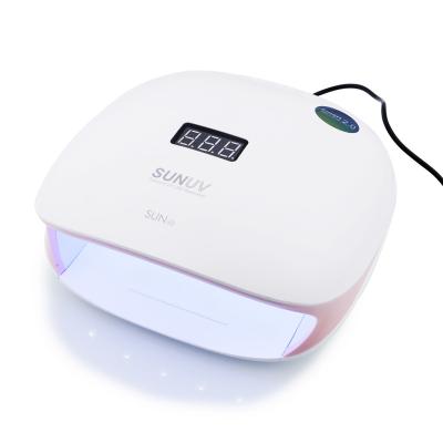 China Seche Ongle 48W Nail Lamp OEM Dual Nail Lamp Seche Ongle 48W High Power Light Source 36 LED Light Source 36 LED Nail Dryer Portable Smart Nail Curing Dryer Home for sale