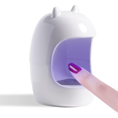 China Wholesale Nail Polish Lamp Mini Egg Type Nail Art Treatment Light Source Dual USB Fast UV Nail Dryer Nail Polish Drying Equipments Small Nail Lamp for sale