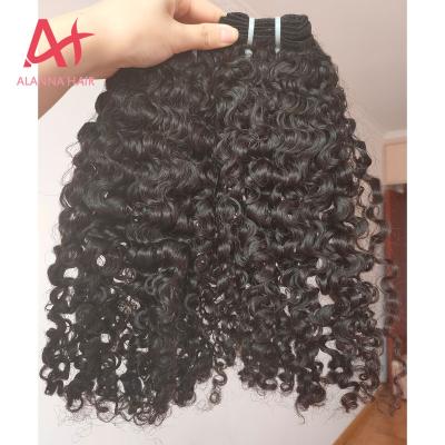 China 100% Naturally Unprocessed Hair Weave Bundles Virgin 3B Soft Kinky Curly Hair 10