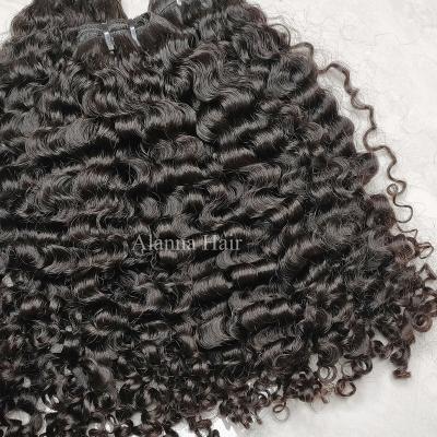 China health & Hot Selling Stronger 3B Virgin Hair Cuticle Aligned 100% Unprocessed Grade 12A Raw Cambodian Soft Curly Curly Bundle Curly for sale