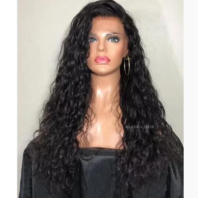 China New Arrival High Quality Hair Water Wave Wigs 200% Density,Cambodian Lace Front Wig For Black Women Virgin Water Wave for sale