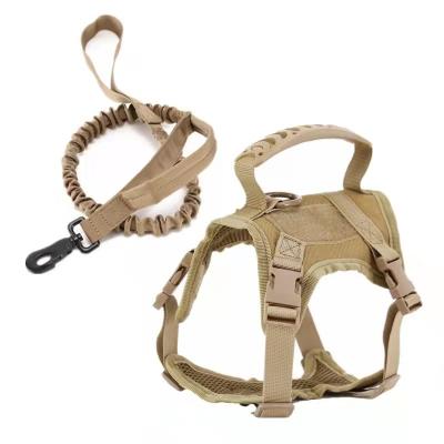 China Custom Backpack Pet Traction Rope K9 Chest Strap Vest Type Harness And Leash for sale