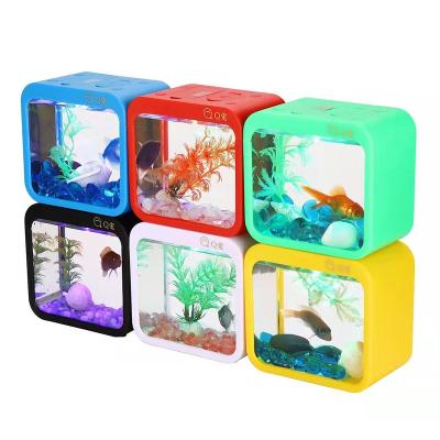 China Wholesale Customized Detachable Mini Farming Tanks Plastic Fish Tank Aquarium Viable Good Quality for sale