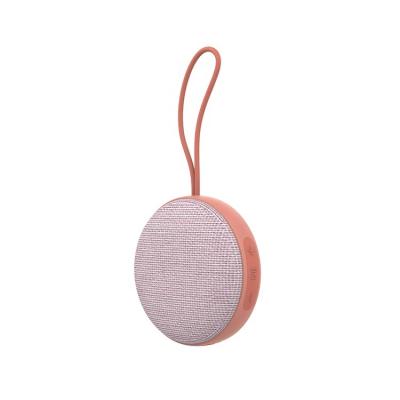 China None KNTECH Portable Sound Equipment Amplifiers Speaker Round Mini Speaker With Colorful Lights And Fabric Strap for sale