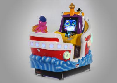 China Interactive Video Fiberglass Pirate Ship Coin Operated Children's Rides For Sale Supper Market for sale