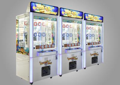 China Original Colorful Prize Game Machine For Game Center , Crane Grabber Machine for sale