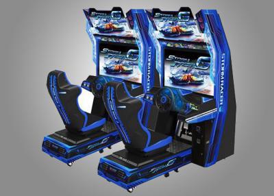 China Car Race Force Feedback Steering Racing Simulator Game Machine With 14 Cars Unlocked for sale