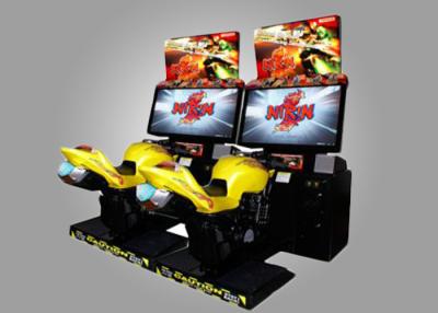 China Real Feeling Motor Simulator Game Machine / Driving Arcade Machines for sale