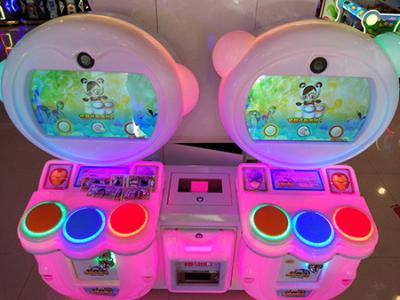 China Mini Kid Pressing Drum Music And Dance Ddr Arcade Machine With Photo Printer for sale