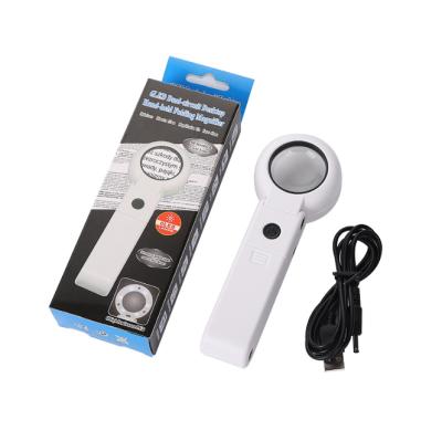 China New ABS Plastic USB Plug-in Handheld Desktop Reading Repair NO.FS37RC With 11X HD Led Light High Power Magnifier for sale