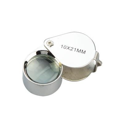 China For Jewelry For Magnifier Diamond Loupe Folding Jewllery MG55367 10X Magnification Portable Eye Jewelry Magnifier for sale