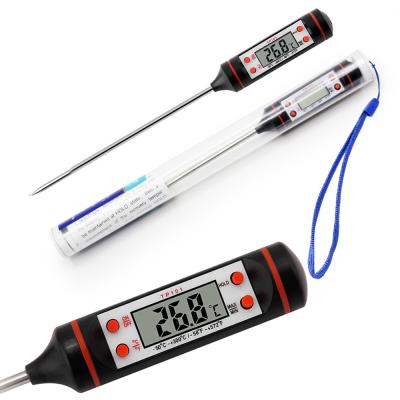 China TP101 Digital BBQ Kitchen Cooking Large Screen Visual Oven Pen Thermometer Stainless Steel Probe 240*21*21mm 240*21*21mm for sale