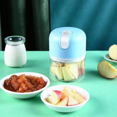 China High efficiency 250ml factory price kitchen stainless steel mini portable smart cordless electric children potato garlic crusher for sale