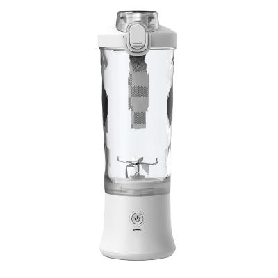 China 2023 New Portable Blender Six-Leaf Blade Juicer Juicer Smoothie Maker Ice Crushing Rechargeable Handheld Blender for sale