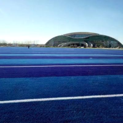 China Eco-friendly Natural Blue Artificial Grass Garden Carpet Grass For Football en venta