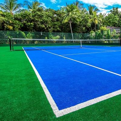 China Eco - Friendly Approved Artificial Grass For Tennis Court , Synthetic Grass Tennis Court Cover for sale