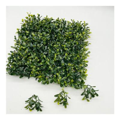 China Jiangsen Eco-friendly Green Grass Plants Wall Artificial Foliage Artificial Fence Boxwood Hedge for sale