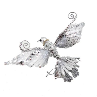 China Decorative Artificial Feather Birds Christmas Tree Decoration for sale