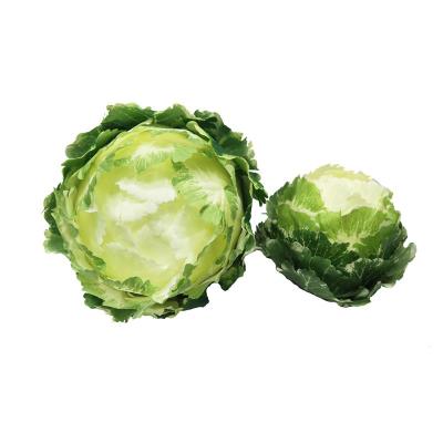 China Garden Decoration Artificial Cabbage For Decoration Realistic Handmade Flower for sale