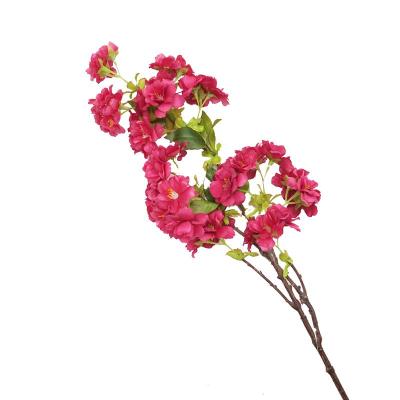 China Lifelike Realistic Cherry Blossoms for Garden Decoration Fake Cherry Blossom Branch for sale