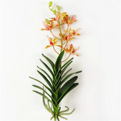 China Mini Realistic Artificial Flower Phalaenopsis Orchid, Artificial Orchid Flower for sale