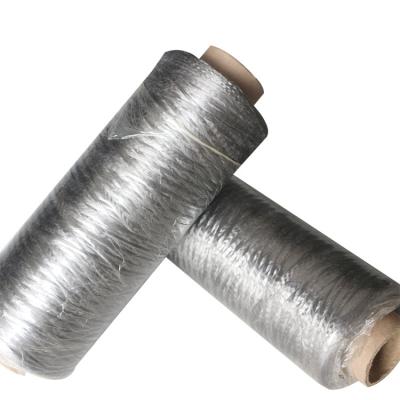 China Fast Delivery Metallic Conductive Yarn 100% Silver Fiber for sale