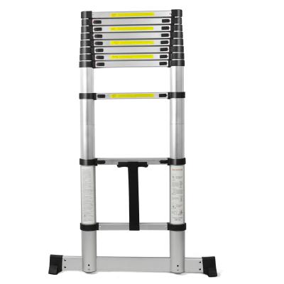 China Folding Ladders 3.2m 10.5ft Telescopic Ladder With Balance Rod Stabilizer High Quality Aluminum Telescoping Long Leg for sale