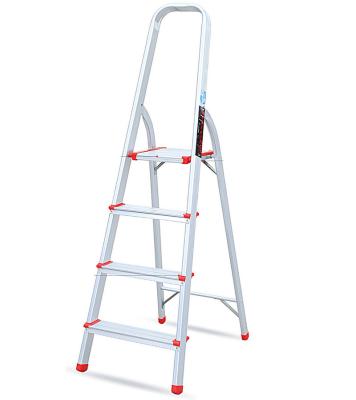 China Aluminum Folding Ladders Step Ladder Home Use Folding Ladders Home Use Household Furniture with Handrail Heavy Duty Portable Home Household Stair Stool for sale