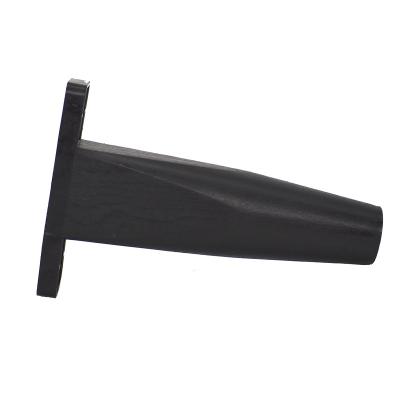 China Universal Easy Install Black Plastic Furniture Legs For Nightstand Sofa for sale