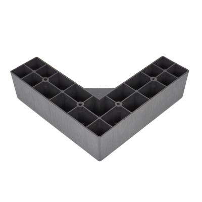 China Customized plastic triangle sofa legs Furniture Sofa Legs Use For Sofa for sale