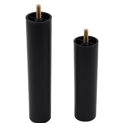 China Modern Black PP Plastic Furniture Injection Plastic Legs For Sofa for sale