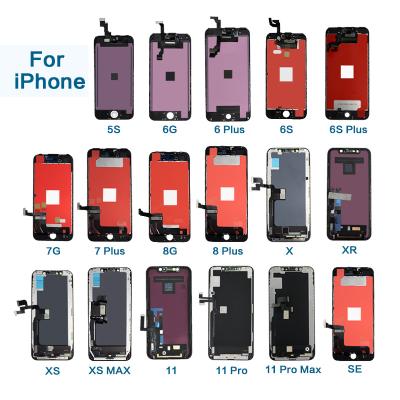 China Factory wholesale lcds mobile screen display for iphone 5 5s 5c 6 se 6 plus 6s plus 7 plus 8 plus X Max Xs Xr 11 pro 12 max lcd pro for the Iphone for sale