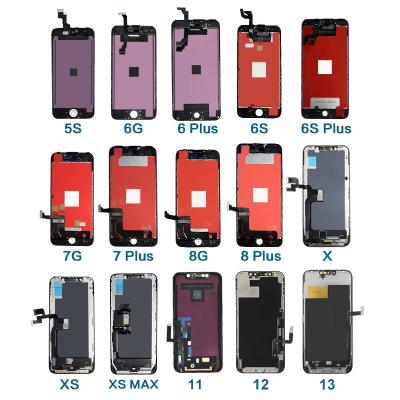 China Wholesale Broken Screen Factory Fix Mobile Phone LCDs Screen Display For iPhone 5/5s/5c/6/6 plus/6s/6s plus/7 promax /7 plus/8/8p/X/Xr/Xs max/11/12 for sale