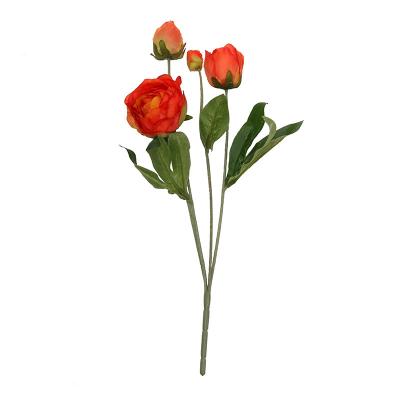 China JP-2 Small Peony Handful Peony Artificial Fork-Like Bouquet 4 Cotton Luffing Peony Supply Small Peony Bouquet for sale