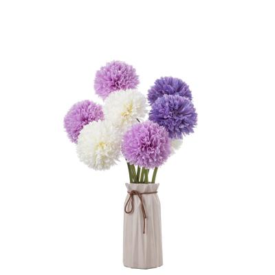 China Onion plant ball hydrangea simple main export flower artificial flower home wholesale durable silk small ball for sale