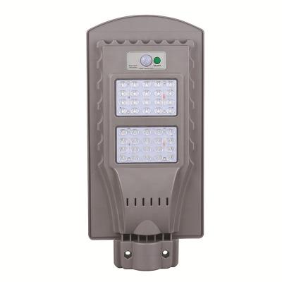 China ROAD integrated solar street light 20W 40W 60W solar led street light with pole for garden for sale