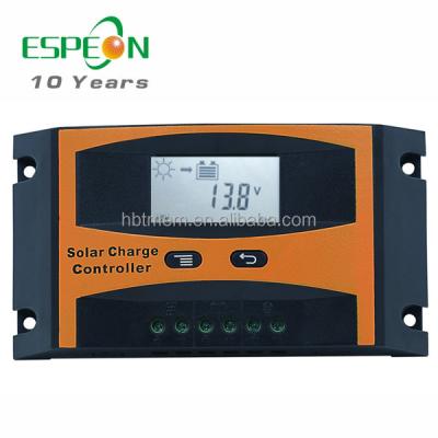 China Solar System Controller 12V 24V 48V 10A 20A 30A 40A 50A 60A PWM USB Solar Charge Controller For Grid Solar System for sale