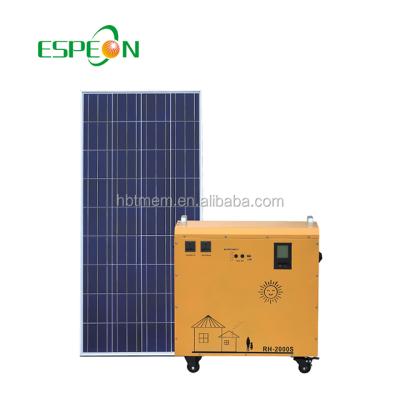 China 300w 450w 1kw 2KW industrial mini solar generator set with panel system for home used for sale