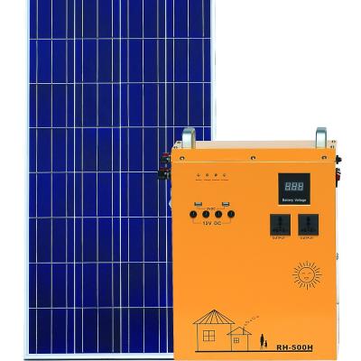 China Home Portable Home Solar Generator 500W Solar Power System Self Generating Power System for sale