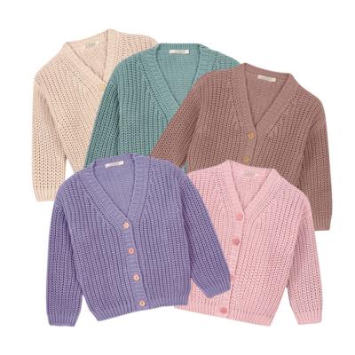 China Children Kids Cardigan Autumn Winter Anti-Shrink Cotton Knitted Breathable Babies Boy Cotton Cardigans Sweater for sale