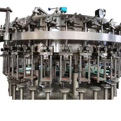 China 650ml Food Glass Bottle Rio Drinks Cocktail Filling Machine Carbonated Drinks Filling Capping And Labeling Line for sale